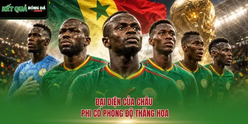 Đại diện của châu Phi có phong độ thăng hoa